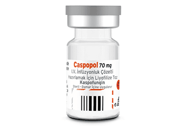 CASPOPOL 70 MG IV INFUZYONLUK COZELTI HAZIRLAMAK ICIN LIYOFILIZE TOZ İlaç Görseli