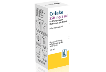 CEFAKS 250 MG/5 ML 100 ML ORAL SUSPANSIYON HAZIRLAMAK ICIN GRANUL İlaç Görseli