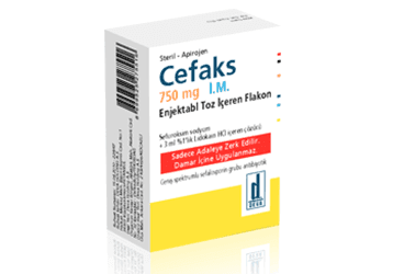 CEFAKS 750 MG IM ENJEKSIYONLUK TOZ (1 FLAKON) İlaç Görseli