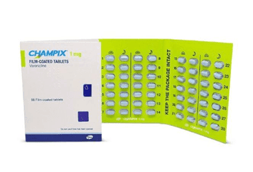 CHAMPIX 1 MG 56 FILM KAPLI TABLET İlaç Görseli
