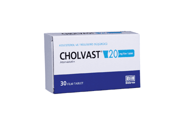 CHOLVAST 20 MG 30 FILM KAPLI TABLET İlaç Görseli