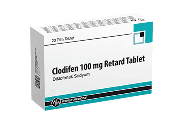CLODIFEN 100 MG UZATILMIS SALIMLI TABLET (10 TABLET) İlaç Görseli