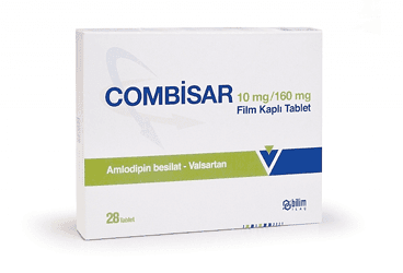 COMBISAR 10/160 MG FILM KAPLI TABLET (28 TABLET) İlaç Görseli