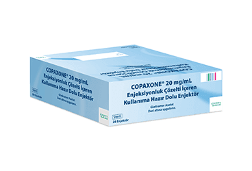 COPAXONE 20 MG/ML ENJEKSIYONLUK COZELTI ICEREN KULLANIMA HAZIR DOLU ENJEKTOR (28 ENJEKTOR) İlaç Görseli