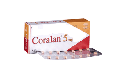 CORALAN 5 MG 56 FILM TABLET İlaç Görseli