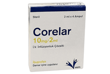 CORELAR 10 MG/2 ML IV INFUZYONLUK COZELTI (4 AMPUL) İlaç Görseli