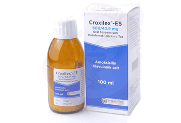 CROXILEX ES 600 MG/42,9 MG ORAL SUSPANSIYON HAZIRLAMAK ICIN KURU TOZ (100 ML) İlaç Görseli