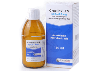 CROXILEX ES 600 MG/42,9 MG ORAL SUSPANSIYON HAZIRLAMAK ICIN KURU TOZ (150 ML) İlaç Görseli