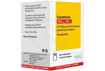 CURATINOX 200 MG/40 ML IV INFUZYON ICIN KONSANTRE COZELTI ICEREN 1 FLAKON İlaç Görseli