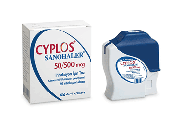 CYPLOS ARVOHALER 50 MCG/500 MCG INHALASYON TOZU (60 DOZ) İlaç Görseli