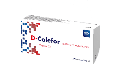 D-COLEFOR 20.000 IU YUMUSAK KAPSUL (14 KAPSUL) İlaç Görseli