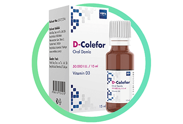 D-COLEFOR 50.000 I.U./15 ML ORAL DAMLA, COZELTI (15 ML) İlaç Görseli