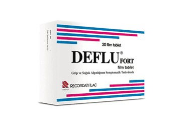 DEFLU FORT 650 MG/ 10 MG/4 MG FILM TABLET (20 TABLET) İlaç Görseli