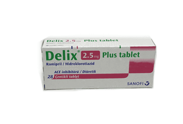 DELIX PLUS 2,5 MG / 12,5 MG TABLET (28) İlaç Görseli