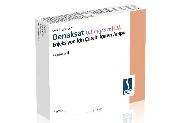 DENAKSAT 0,5 MG/5 ML IV ENJ. ICIN COZ. ICEREN 5 AMPUL İlaç Görseli