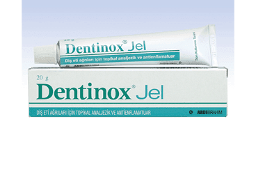 DENTINOX 3.4 MG/G + 3.2 MG/G + 150 MG/G JEL İlaç Görseli