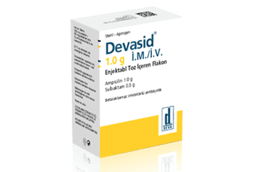 DEVASID 1 G/0,5 G I.M./I.V. ENJEKSIYONLUK TOZ (1 FLAKON) İlaç Görseli