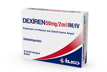 DEXIREN 50 MG/2 ML IM/IV ENJEKSIYON VE INFUZYON ICIN COZELTI ICEREN 6 AMPUL İlaç Görseli