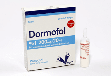 DORMOFOL %1 200 MG/20 ML IV INFUZYONLUK/ENJEKSIYONLUK EMULSIYON (5 AMPUL) İlaç Görseli