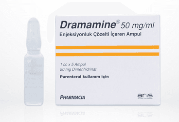 DRAMAMINE 50 MG/ML ENJEKSIYONLUK COZELTI ICEREN 5 AMPUL İlaç Görseli