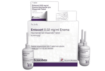 ENTOCORT 0,02 MG/ML REKTAL SUSPANSIYON HAZ. ICIN DAGILABILIR 7 TABLET İlaç Görseli