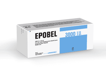 EPOBEL 3000 IU/0,9 ML I.V. /S.C. STERIL ENJEKSIYONLUK COZELTI ICEREN KULLANIMA HAZIR ENJEKTOR 6 ENJEKTOR İlaç Görseli