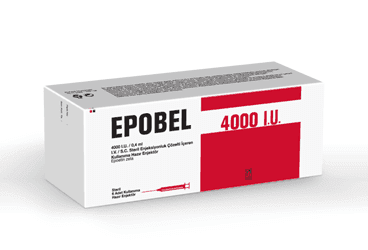 EPOBEL 4000 IU/0,4 ML I.V. /S.C. STERIL ENJEKSIYONLUK COZELTI ICEREN KULLANIMA HAZIR ENJEKTOR 6 ENJEKTOR İlaç Görseli