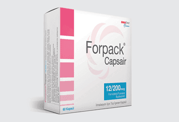 FORPACK 12/200 MCG CAPSAIR INHALASYON ICIN TOZ ICEREN 60 KAPSUL İlaç Görseli