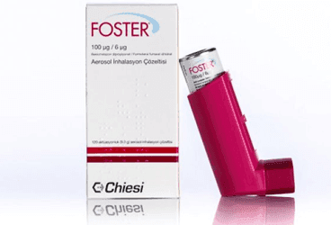 FOSTER AEROSOL INHALASYON COZELTISI 100 MCG/ 6 MCG 120 DOZ İlaç Görseli