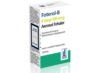 FOTEROL-B 6 MCG/100 MCG INHALASYON COZELTISI ICEREN AEROSOL (120 DOZ) İlaç Görseli