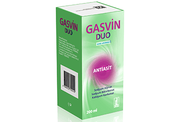 GASVIN DUO 500 MG + 213 MG + 325 MG/10 ML ORAL SUSPANSIYON (200 ML) İlaç Görseli