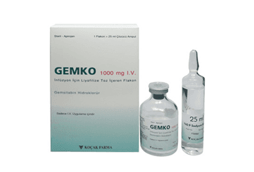 GEMKO 1000 MG IV INF. ICIN LIYOFILIZE TOZ ICEREN FLAKON İlaç Görseli