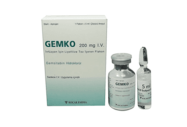 GEMKO 200 MG IV INF. ICIN LIYOFILIZE TOZ ICEREN FLAKON İlaç Görseli
