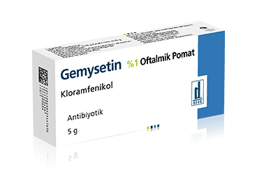 GEMYSETIN %1 OFTALMIK POMAT (5 G) İlaç Görseli