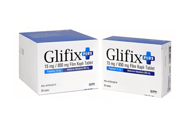 GLIFIX PLUS 15/850 MG 90 FILM KAPLI TABLET İlaç Görseli