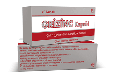 GRIZINC 40 KAPSUL İlaç Görseli