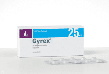 GYREX 25 MG FILM KAPLI TABLET (30 FILM KAPLI TABLET) İlaç Görseli