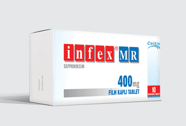 INFEX MR 400 MG 10 FILM KAPLI TABLET İlaç Görseli