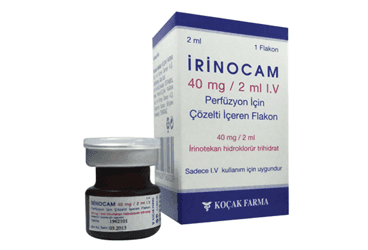 IRINOCAM 40 MG/2 ML IV PERFUZYON ICIN COZELTI ICEREN FLAKON İlaç Görseli