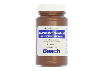 K-PHOS NEUTRAL 250 MG 100 TABLET İlaç Görseli