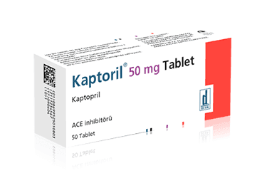 KAPTORIL 50 MG 50 TABLET İlaç Görseli