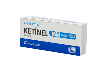 KETINEL 25 MG 30 FILM TABLET İlaç Görseli
