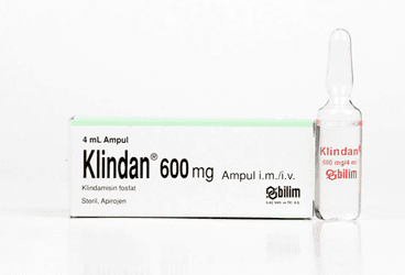 KLINDAN 600 MG/4 ML IM/IVENJEKSIYONLUK COZELTI ICEREN AMPUL (1 AMPUL) İlaç Görseli