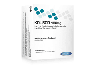 KOLISOD 150 MG IM/IV ENJ. VE INHALASYON ICIN LIYOFILIZE TOZ ICEREN FLAKON İlaç Görseli