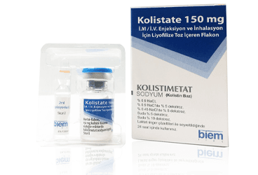 KOLISTATE 150 MG IM/IV ENJ. VE INHALASYON ICIN LIYOFILIZE TOZ ICEREN FLAKON İlaç Görseli