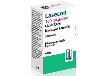 LASECON 160 MCG/DOZ COZELTI ICEREN INHALASYON AERSOLU (60 DOZ) İlaç Görseli