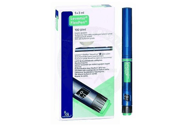 LEVEMIR FLEXPEN 100U/ML 5X3ML KULL.HAZIR DOLU ENJ. KALEMI ICINDE ENJ. COZ. İlaç Görseli