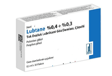 LUBTANE %0,4 + %0,3 TEK DOZLUK LUBRIKANT GOZ DAMLASI, COZELTI (30 ADET) İlaç Görseli