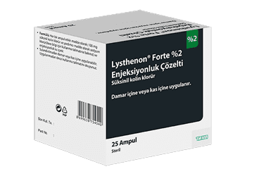 LYSTHENON FORTE %2 ENJEKSIYONLUK COZELTI (25 AMPUL) İlaç Görseli