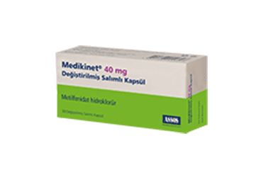 MEDIKINET 40 MG DEGISTIRILMIS SALIMLI KAPSUL (30 KAPSUL) İlaç Görseli